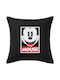 Pernă Canapea Neagră Mickey Mouse Umplutură 100% Bumbac Inclusă 50x50cm