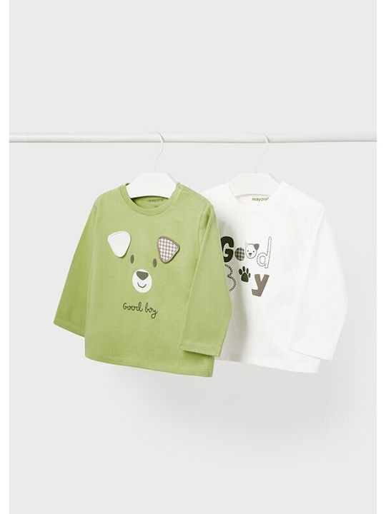 Mayoral Set of Kids Blouses Green