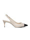 Carrano Leder Pumps Ecru