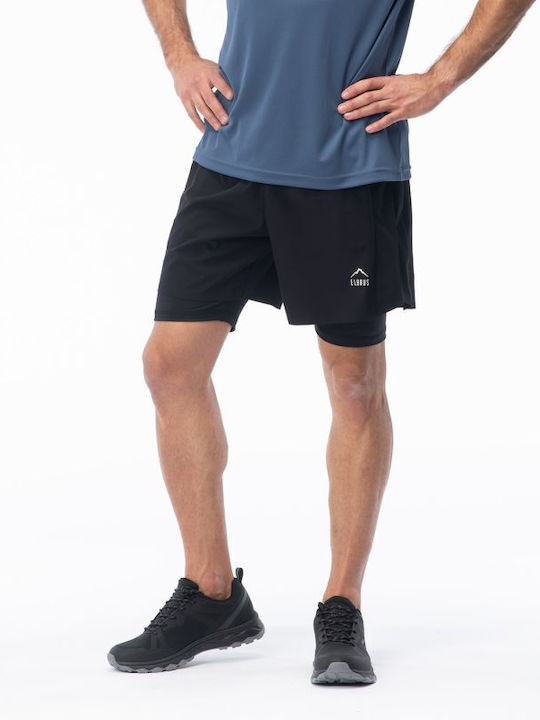 Elbrus Men's Athletic Shorts Black