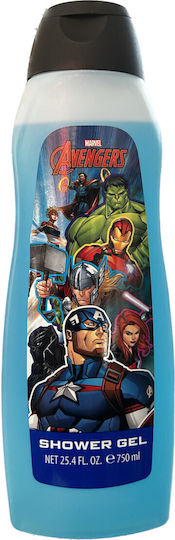 Air-Val International Kids' Bubble Bath & Shampoo Avengers in Gel Form 750ml