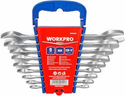 WorkPro Σετ 9 Γερμανικά Κλειδιά με Μέγεθος Κεφαλών από 6mm έως 23mm