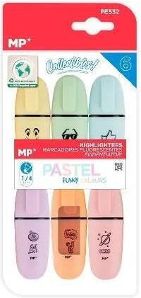 Mp Σετ Μινι Μαρκαδοροι Υπογραμμισεως Pastel Σετ 6τμχ