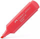 Faber Castell Μαρκαδορος Υπογραμμισεως Κοκκινος Fluo 154621
