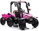 Kids 24V Electric Ride On Tractor Pink