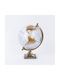 Metal Globe 752-19036 22x22x32cm Gold-white Estheti Home Metal