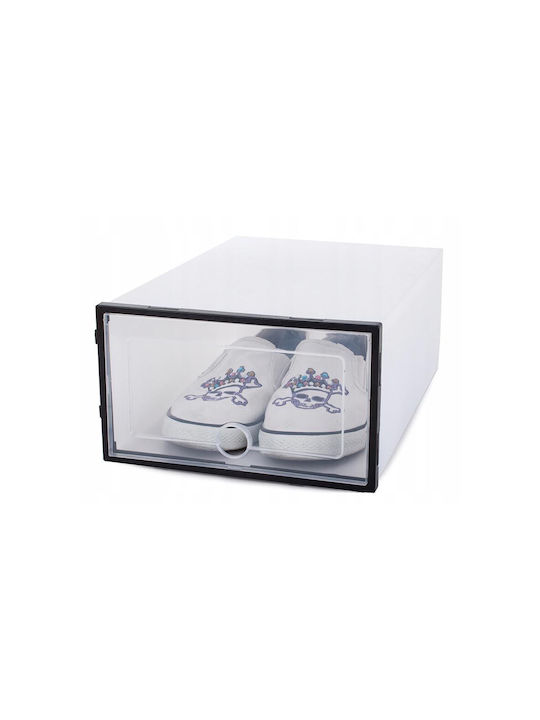 Plastic Shoe Organizer Transparent 34.5x24x14cm