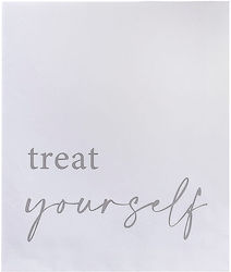 Σακουλάκια Κεράσματα "treat Yourself" Λευκά 20τμχ
