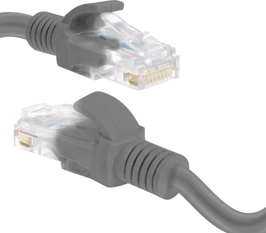 LinQ U/UTP Cat.6 (Gigabit) Καλώδιο Δικτύου Ethernet 1m Γκρι