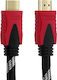 LinQ Cable HDMI male - HDMI male 15m Μαύρο