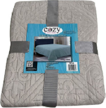 Chios Hellas Coverlet Single Grey 150x240cm
