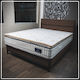 Como felt & wadding producers Mattress Topper Single Memory Foam with Bamboo Fibers , Removable Cover & Elastic Straps 90x200x4cm