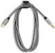LinQ Braided USB 2.0 Cable USB-C male - 3.5mm Γκρι 1.5m TPC3518