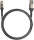 LinQ Braided USB 2.0 Cable USB-C male - USB-A Μαύρο 1.2m TPC9998