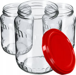 Kadax 8x Glas 720ml Einmachgläser für Konserven...