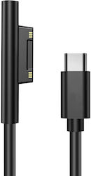 Avizar Usb-c 45w Charging Cable Surface Pro 7 Pro 6 5 4 3 Go Black