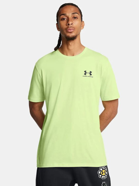 Under Armour Herren Sport T-Shirt Kurzarm Grün