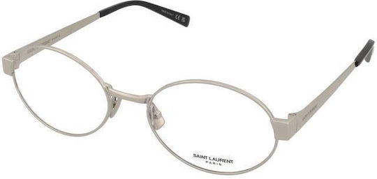 Ysl Männer Metall Brillengestell Silber SL 692 OPT 001