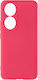 Premium Silicone Semi-rigid Matte Finish Fuchsia Case Honor 90