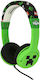 OTL Wireless / Wired On Ear Headphones with 20 hours of Operation Green MC1229