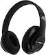 Avizar P15-BK Wireless Wired On Ear Headphones Black