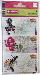Herlitz Rockstar Етикети за Тетрадки 9 Бройки