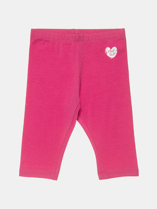 Alouette Leggings pentru Copii Capri Fuchsia Γυαλιστερό