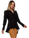 MOE Lang Damen Blazer Schwarz