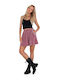 MOE Pleated Mini Skirt in Pink color