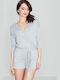 Lenitif Women's One-piece Suit Gray