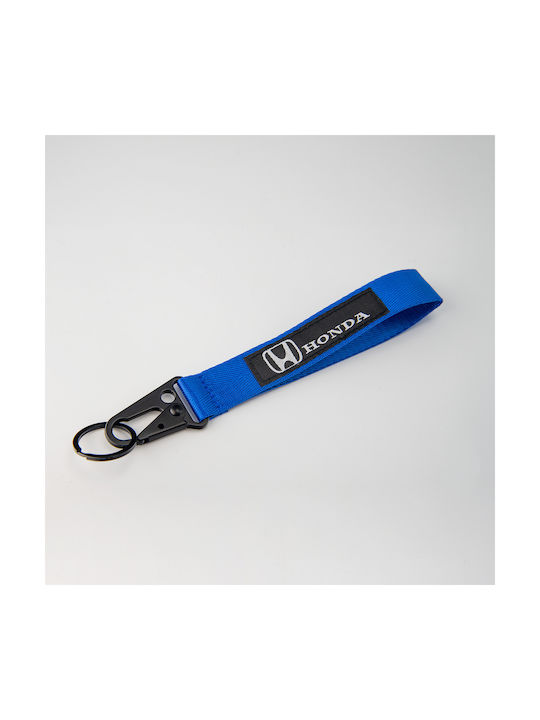 Fabric Keychain Honda Blue-Black