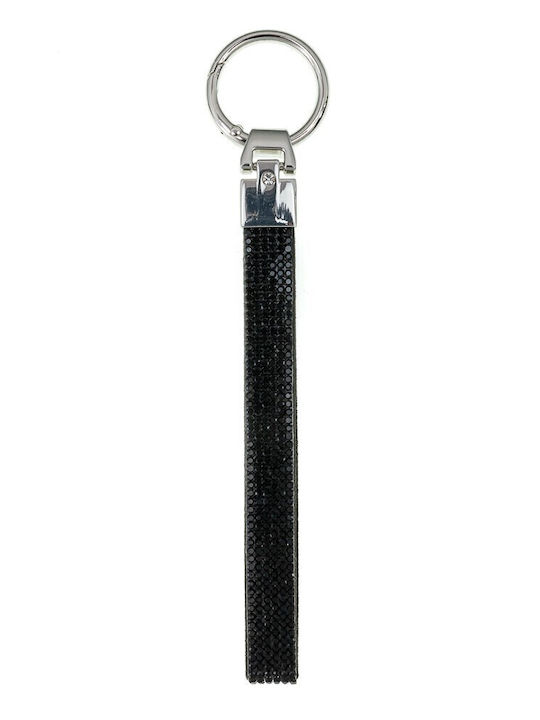 Schlüsselanhänger Design Strass Fantasy 108012 Schwarz Schwarz