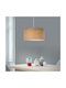 Megapap Monahan Pendant Light Beige with Socket E27 38x21x70cm