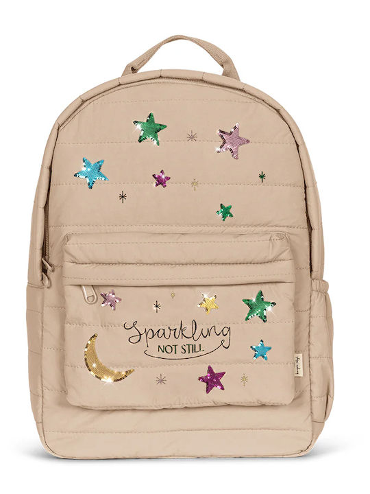 Konges Slojd Juno Quilted Sequin Backpack Midi Ks101319 Frappe Girl Collection Fw24-25