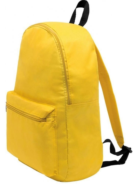 Backpack with Front Pocket Yellow 39.5x30x10.5 cm