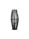 Beliani Wooden Black Lantern 72cm