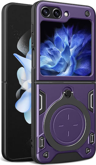 Orso Ringstand Slide Camera Book Purple for Galaxy Z Flip6