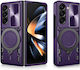 Orso Ringstand Slide Camera Back Cover Plastic Purple for Galaxy Z Fold6