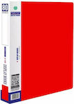 Metron Folder A4 80 Positions Classic F80a Red #907.80.r