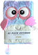 Gama Brands Owl Notebook A5 with Padlock Pink