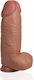 Shots Ρεαλιστικό Dildo με Όρχεις και Βεντούζα Καφέ 25cm