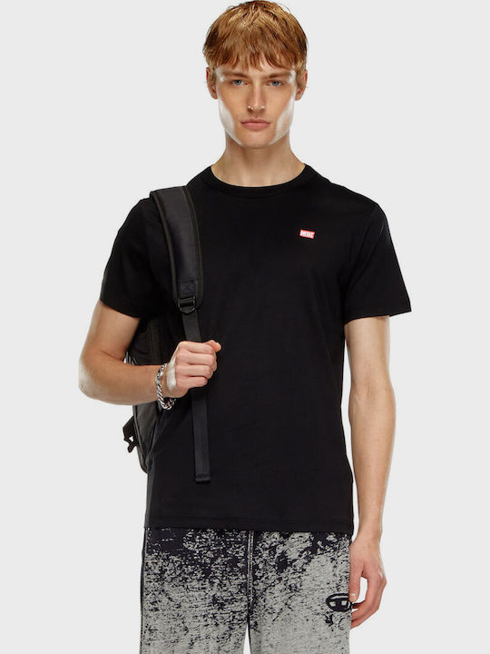 DIESEL| (A14819 0SKAF 9XX) Diesel T-shirt Μαύρο A14819-0SKAF-9XX | Skroutz.gr