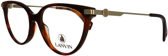 Lanvin Γυναικείος Σκελετός Γυαλιών Cat Eye Καφέ LNV2614-214