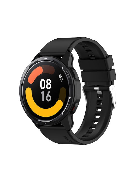 Λουράκι Σιλικόνης Μαύρο (Galaxy Watch 42mm)