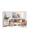 Naklejkomania Четирикратен Картина Платнен 60x120см