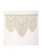 Macrame Hanging Wall Decor Ecru Fabric 110x81cm