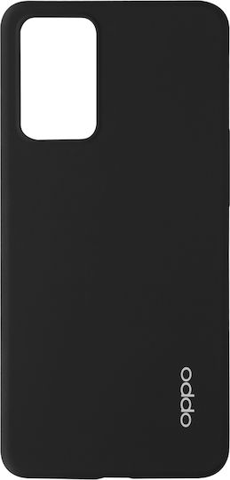 Original Cover Oppo Reno 6 Semi-rigid Soft Touch Matte Finish Oppo Black