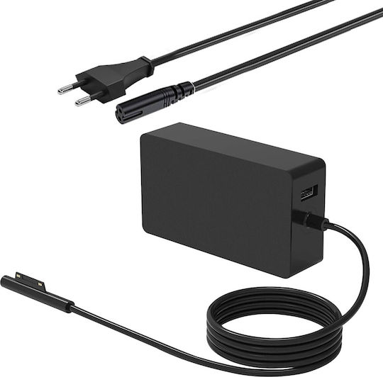 Avizar Φορτιστής Laptop 44W για Microsoft με Αποσπώμενο Καλώδιο Τροφοδοσίας