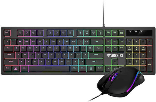 Gamdias Ares E3 Gaming Tastatură cu iluminare RGB (Engleză US)