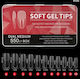 Soft Gel Tips Νυχιών Διάφανα 550τμχ 10259